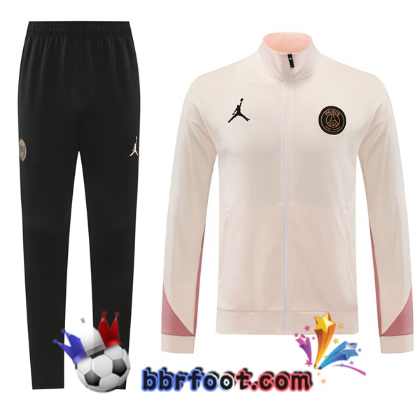 Survetement Foot - Veste Paris PSG Rose 2024/2025