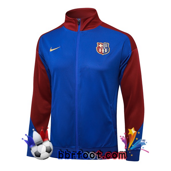 Veste Foot FC Barcelone Bleu 2024/2025