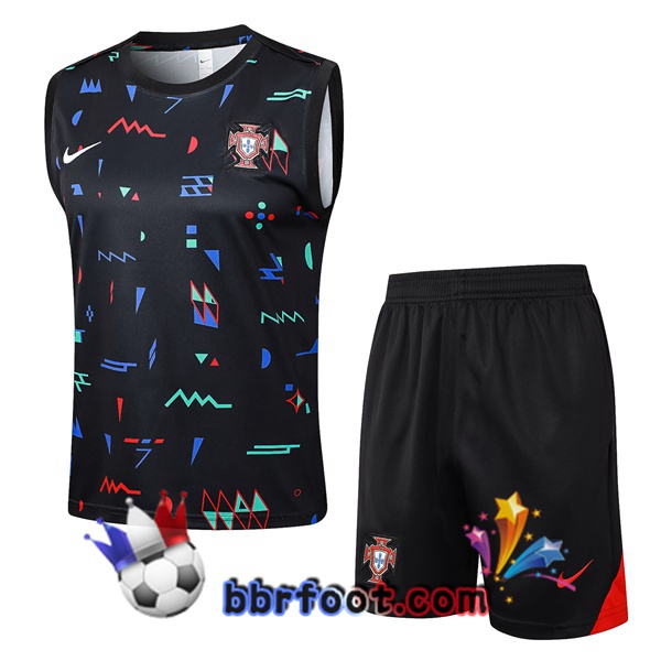 Gilet Foot Portugal + Shorts Noir 2024/2025
