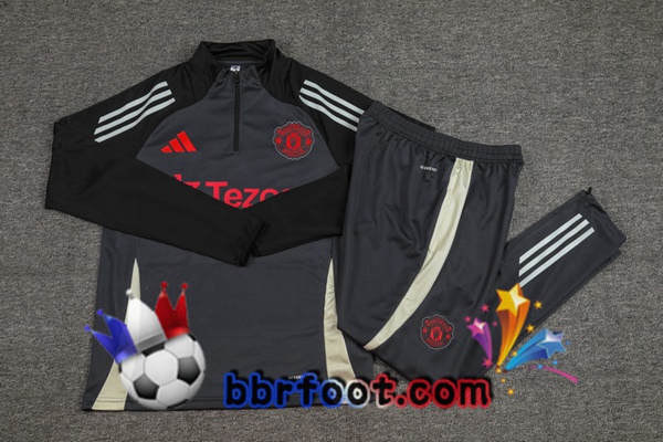 Survetement Foot Manchester United Gris 2024/2025