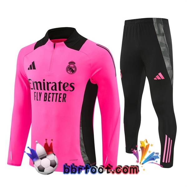 Survetement Foot Real Madrid Rose 2024/2025