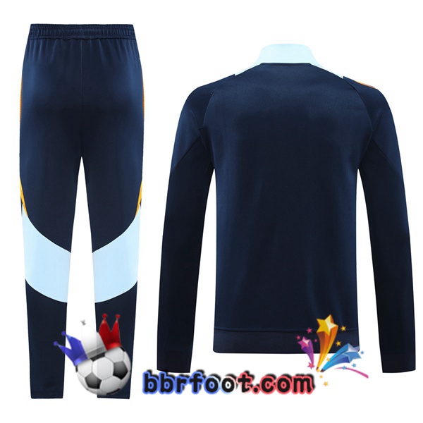 Survetement Foot - Veste Real Madrid Bleu Royal 2024/2025