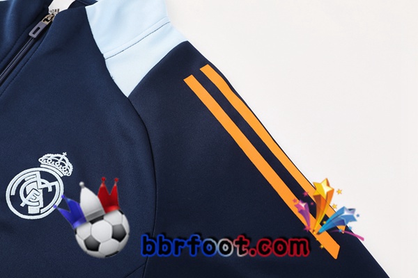 Survetement Foot - Veste Real Madrid Bleu Royal 2024/2025