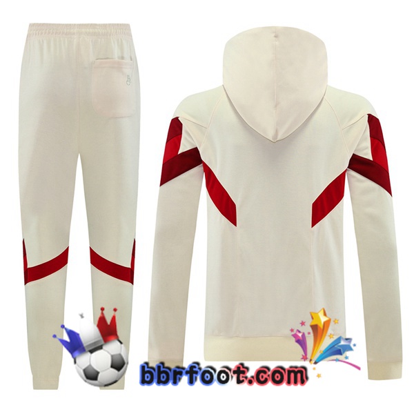Survetement de Foot - Sweat A Capuche Bayern Munich Jaune 2024/2025
