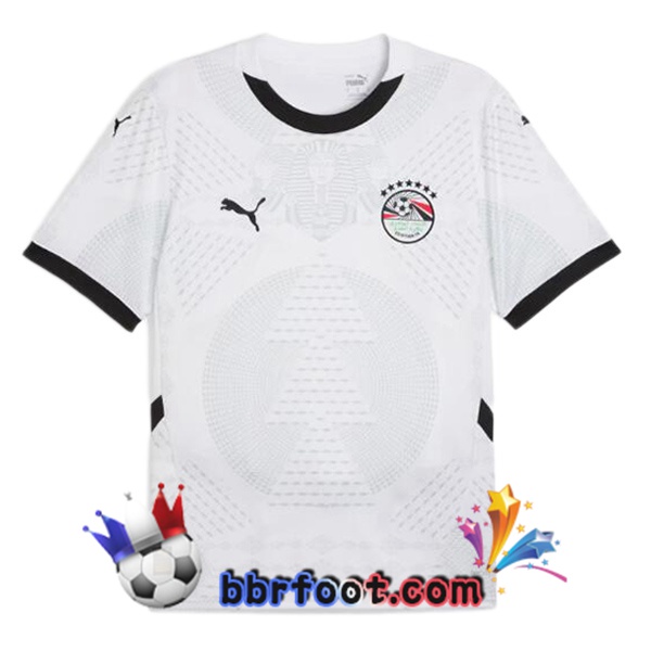 Maillots Equipe De Egypte Exterieur Blanc 2024/2025