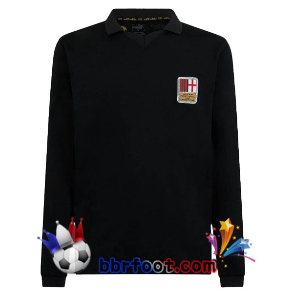Maillot Foot AC Milan Édition 125e Anniversaire Gardien de but Manche Longue Noir 2024/2025