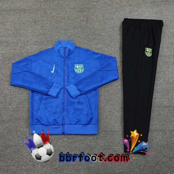 Survetement Foot - Veste FC Barcelone Bleu 2024/2025