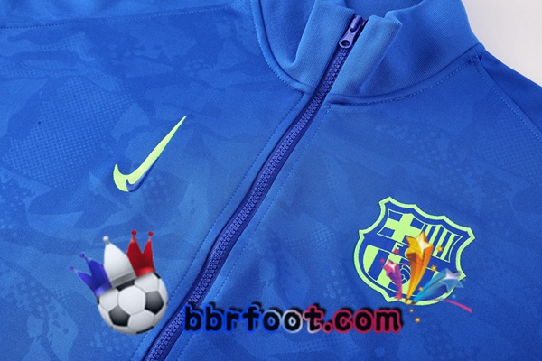 Survetement Foot - Veste FC Barcelone Bleu 2024/2025