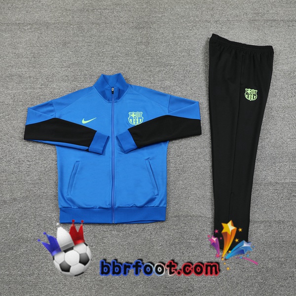 Survetement Foot - Veste FC Barcelone Bleu 2024/2025