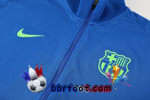 Survetement Foot - Veste FC Barcelone Bleu 2024/2025
