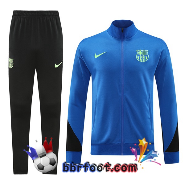 Survetement Foot - Veste FC Barcelone Bleu 2024/2025