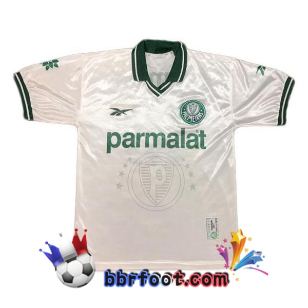 Maillot Foot Palmeiras Retro Exterieur Blanc 1997