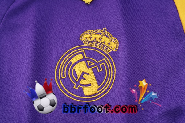 Polo Foot Real Madrid + Pantalon Pourpre 2024/2025