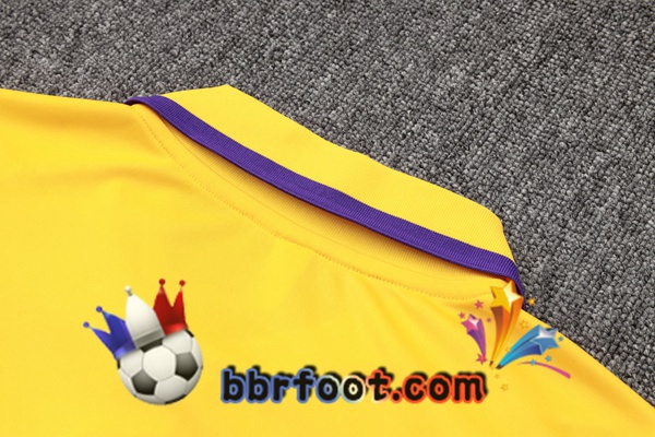 Polo Foot Real Madrid + Pantalon Jaune 2024/2025