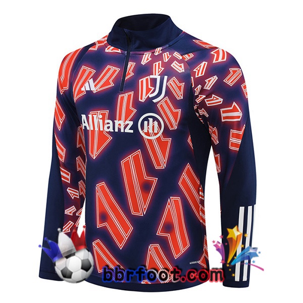 Sweatshirts Homme Juventus Rouge Bleu Royal 2024/2025