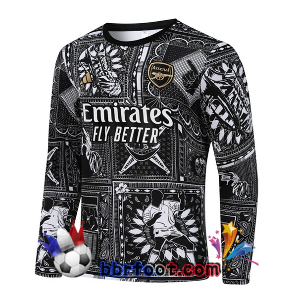 Sweatshirts Homme Arsenal Noir 2024/2025