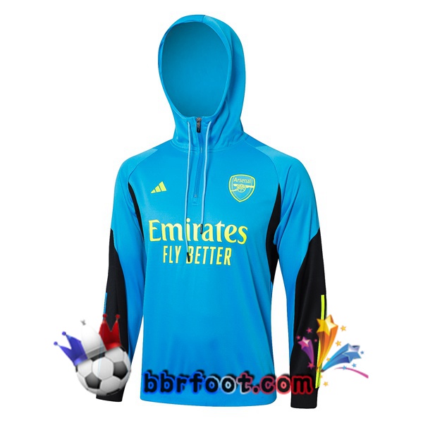 Sweat A Capuche Arsenal Bleu 2024/2025