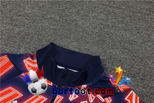 Survetement Foot Juventus Rouge Bleu Royal 2024/2025