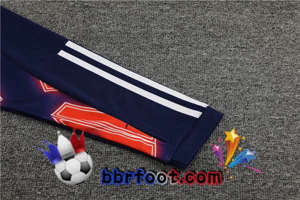 Survetement Foot Juventus Rouge Bleu Royal 2024/2025