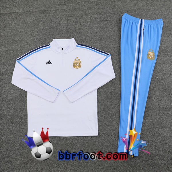 Survetement Foot Argentine Blanc 2024/2025