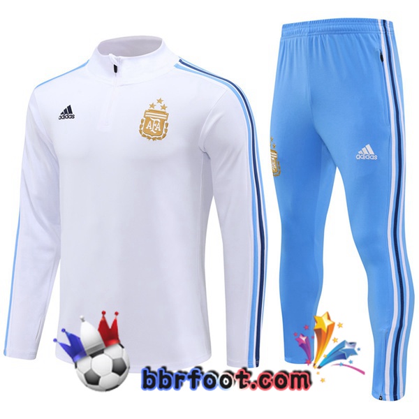 Survetement Foot Argentine Blanc 2024/2025