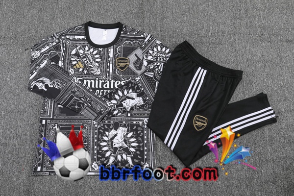 Survetement Foot Arsenal Noir 2024/2025