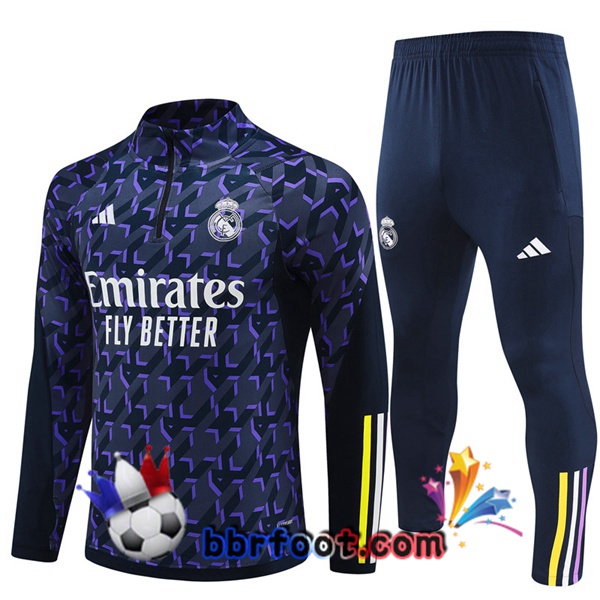 Survetement Foot Real Madrid Bleu Royal 2024/2025