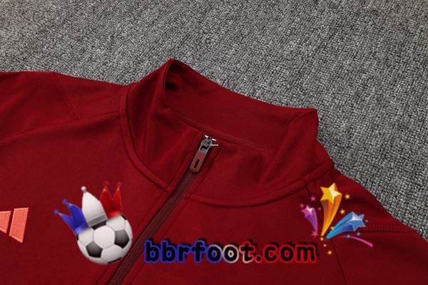 Survetement Foot - Veste Manchester United Rouge 2024/2025