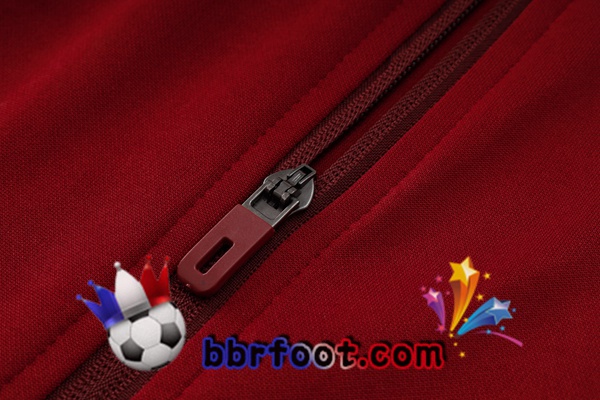 Survetement Foot - Veste Manchester United Rouge 2024/2025