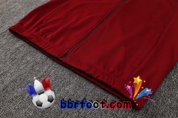 Survetement Foot - Veste Manchester United Rouge 2024/2025