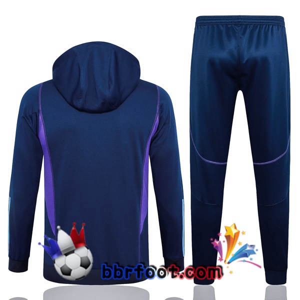 Survetement Foot - Sweat A Capuche Argentine Bleu Royal 2024/2025