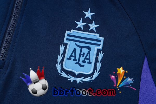 Survetement Foot - Sweat A Capuche Argentine Bleu Royal 2024/2025