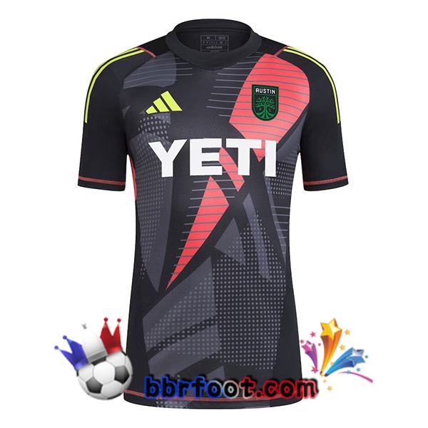 Maillot Foot Austin FC Gardien de but Noir 2024/2025
