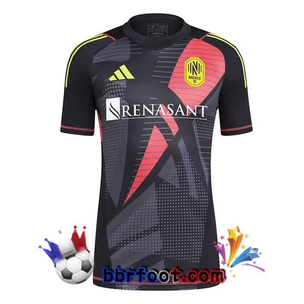 Maillot Foot Nashville SC Gardien de but Noir 2024/2025