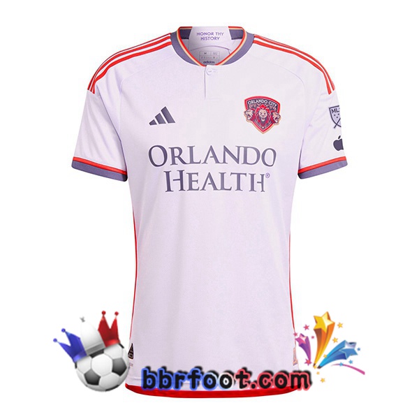 Maillot Foot Orlando City SC Exterieur Blanc 2024/2025