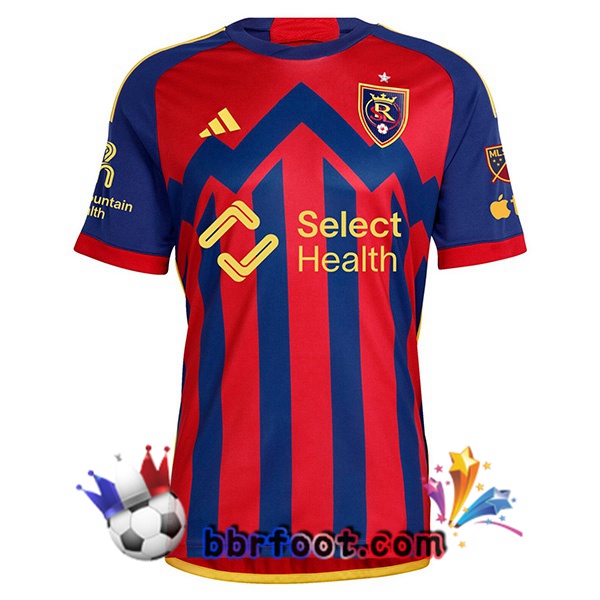 Maillot Foot Real Salt Lake Domicile Rouge Bleu 2024/2025