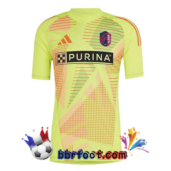 Maillot Foot St.Louis City FC Gardien de but Jaune 2024/2025