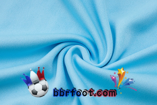 Ensemble Training T-Shirts Manchester City + Pantalon Bleu 2024/2025