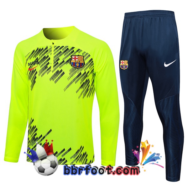 Survetement Foot FC Barcelone Vert 2024/2025