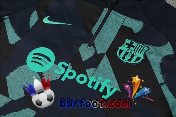 Survetement Foot FC Barcelone Bleu Royal 2024/2025