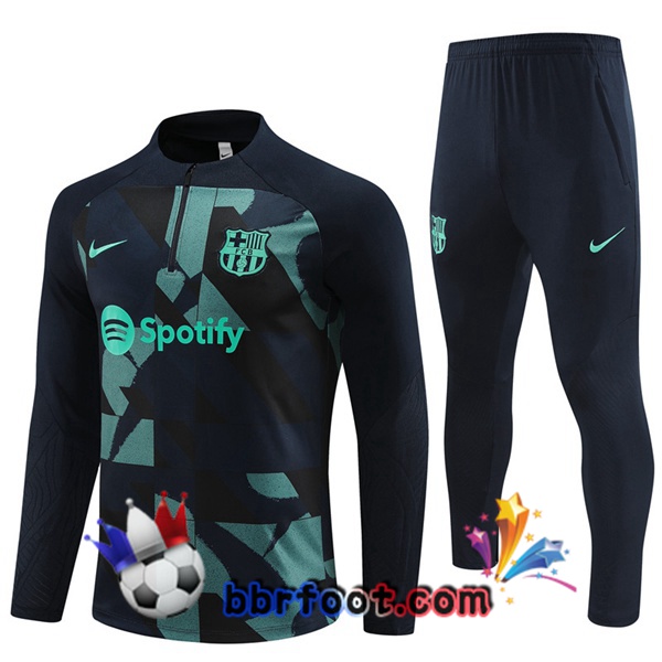 Survetement Foot FC Barcelone Bleu Royal 2024/2025