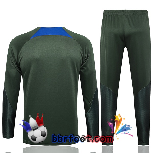 Survetement Foot JORDAN Paris PSG Vert 2024/2025