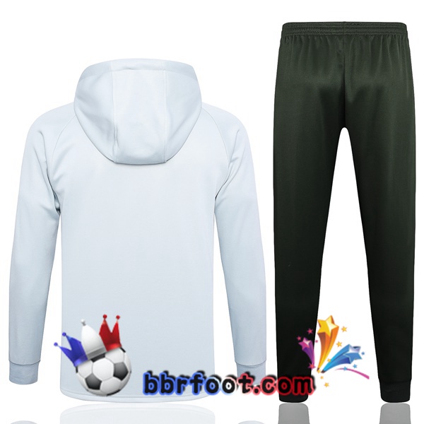 Survetement Foot - Coupe Vent FC Barcelone Blanc 2024/2025