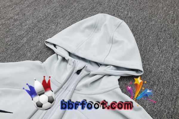 Survetement Foot - Coupe Vent FC Barcelone Blanc 2024/2025