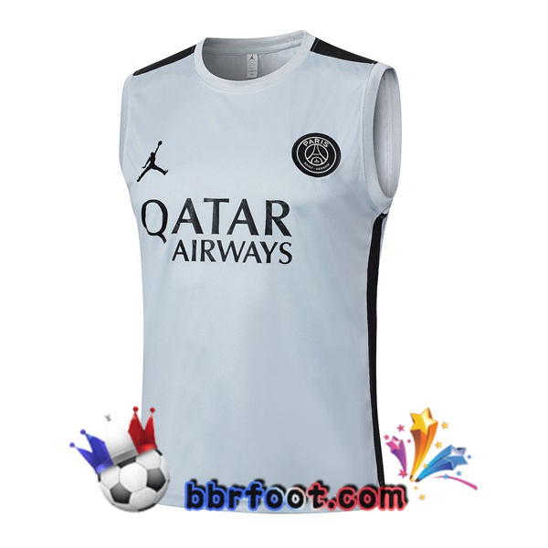 Gilet Foot Paris PSG Gris 2024/2025