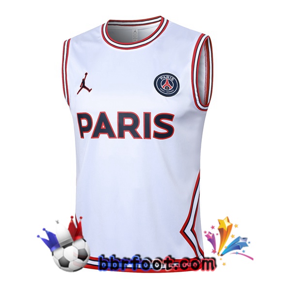 Gilet Foot Paris PSG Blanc 2024/2025