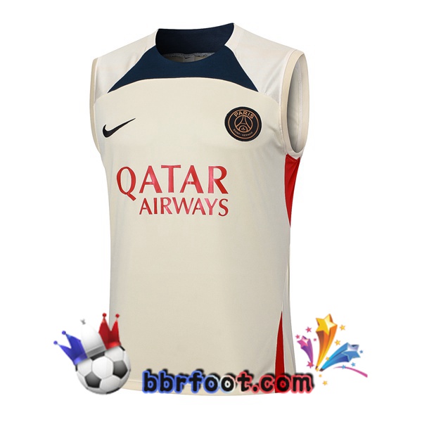 Gilet Foot Paris PSG Jaune 2024/2025