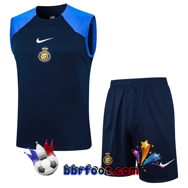 Gilet Foot Al-Nassr FC + Shorts Bleu Royal 2024/2025