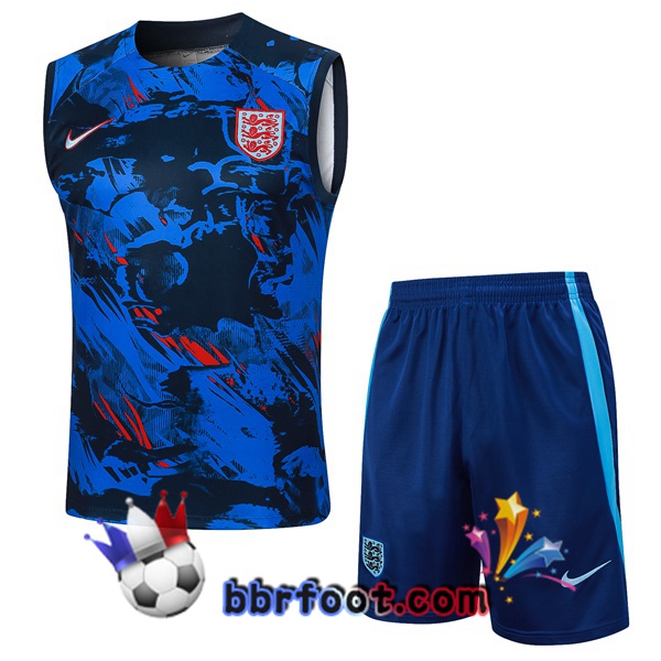 Gilet Foot Angleterre + Shorts Bleu 2024/2025