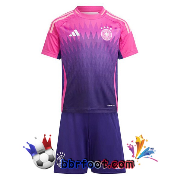 Maillots Equipe De Allemagne Enfant Exterieur Rose Pourpre 2024/2025